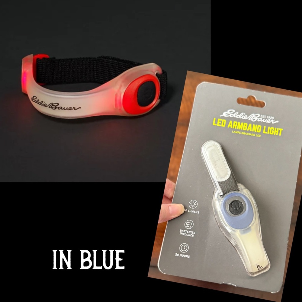 Eddie Bauer LED Armband Light Blue NEW with Tags